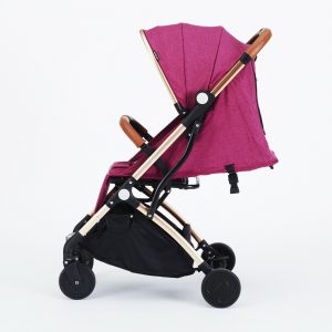 Alternative view of Lightweight Baby Pram Pushchair Buggy Stroller in Pink