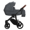 Baby Pram Pushchair 4in1 Pro 03 Eco-leather Stroller in Black