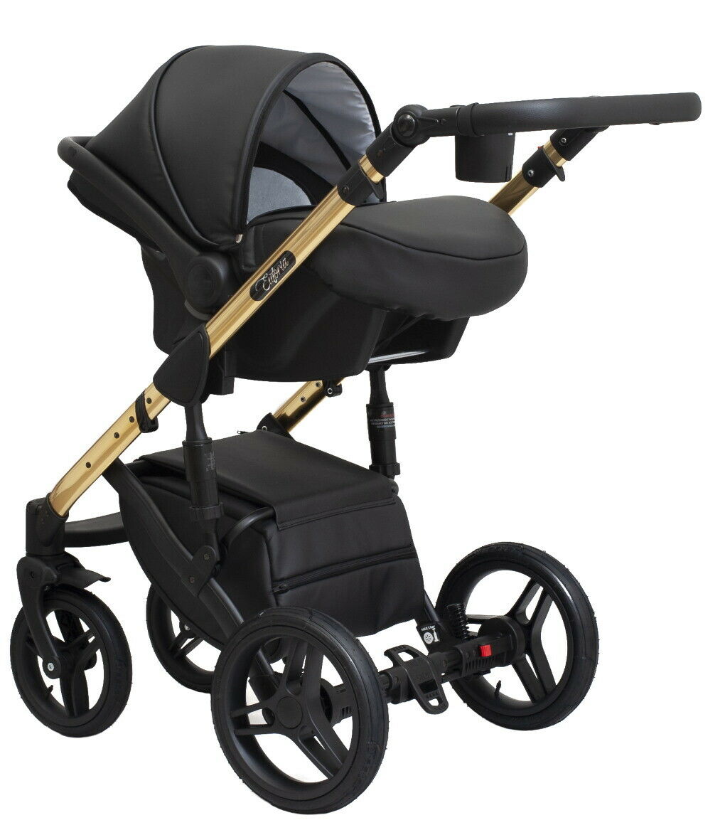 Pushchair Baby Pram Premium Travel System 4in1 Car Seat - 02 - Afbeelding 2