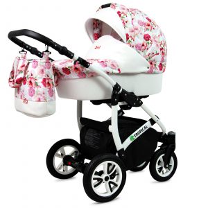 Stroller 3in1 Travel System Set Car Seat Stroller - Pink