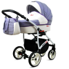 Baby Pram 3in1 Pushchair From Birth & Toddlers in  Violet