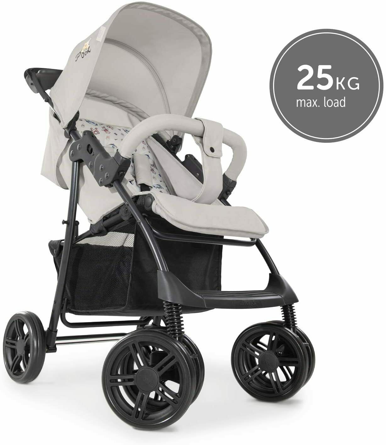 Hauck Disney Winnie the Pooh Shopper Trio Pushchair Buggy Pram Upto 4YS Silver - Image 6