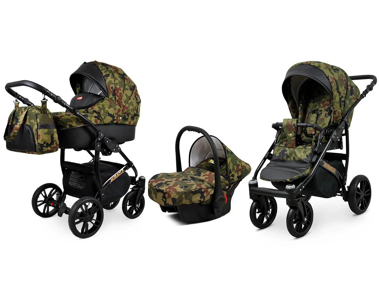 in Luxury Stroller and Car Seat Miracle Pram Pushchair and