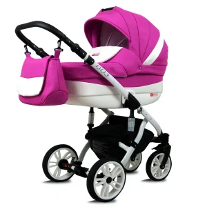 Alternative view of 3 in 1 Luxury Stroller and Car Seat - Lilly Pram Pushchair and Car seat by Babylux- In Crocus