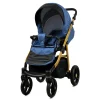 3 in 1 Luxury Stroller and Car Seat - Axel Pram Pushchair and Car seat by Babylux- In Jeans