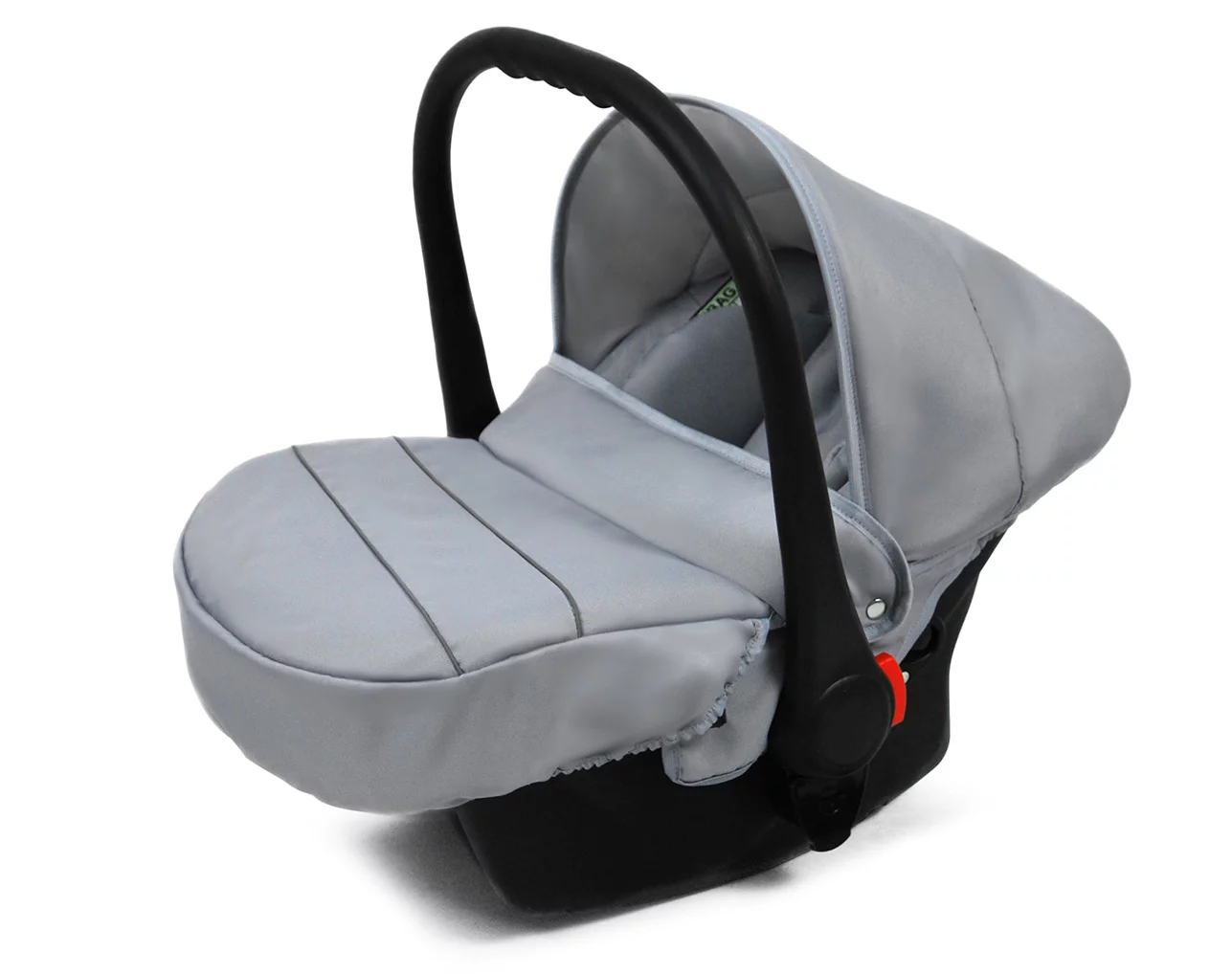 3 in 1 Luxury Stroller and Car Seat - Alu Way Pram Pushchair and Car seat by Babylux- In Sweet Pink - Image 4