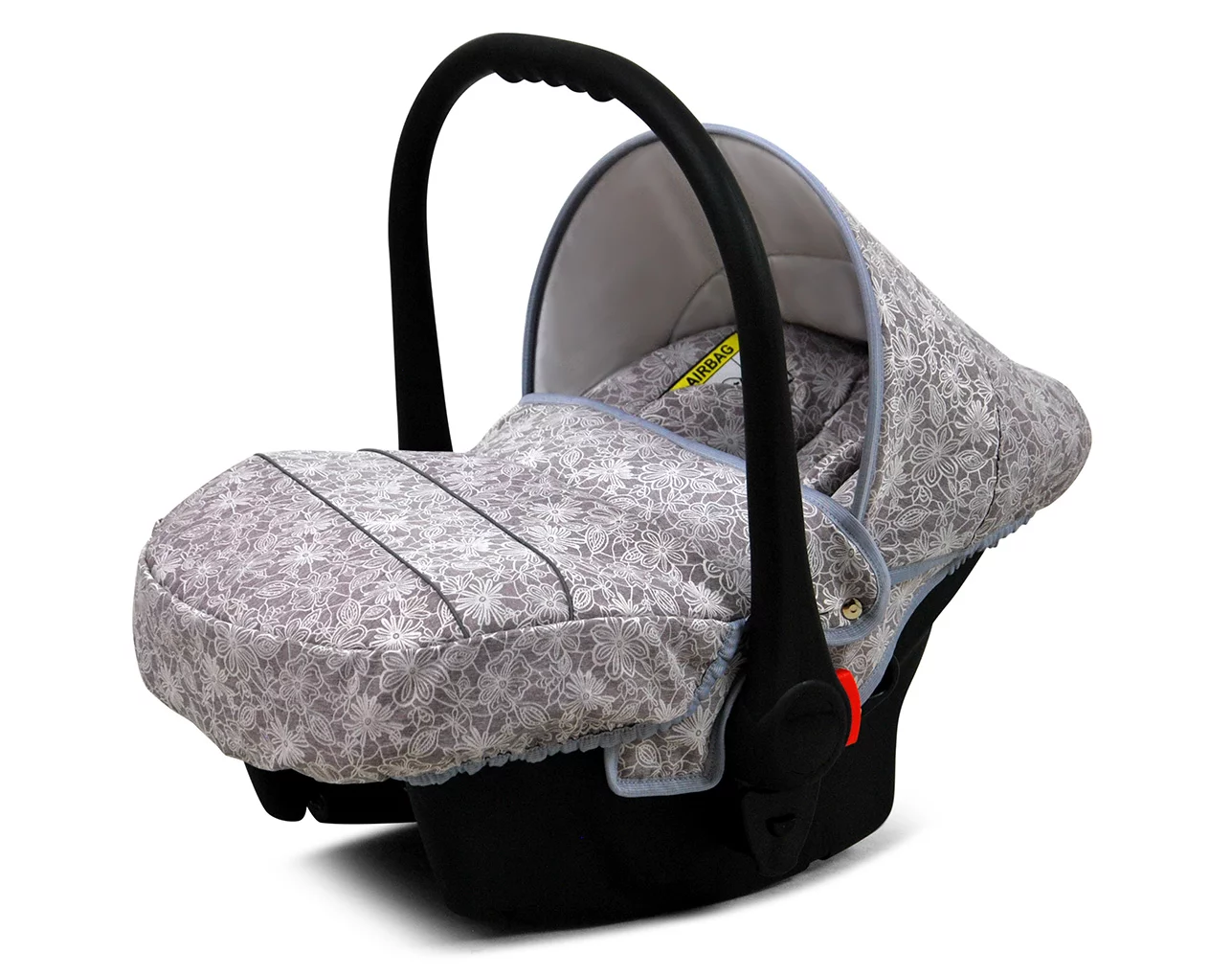 3 in 1 Luxury Stroller and Car Seat - Miracle Pram Pushchair and Car seat by Babylux- In Misty Violet - Image 4