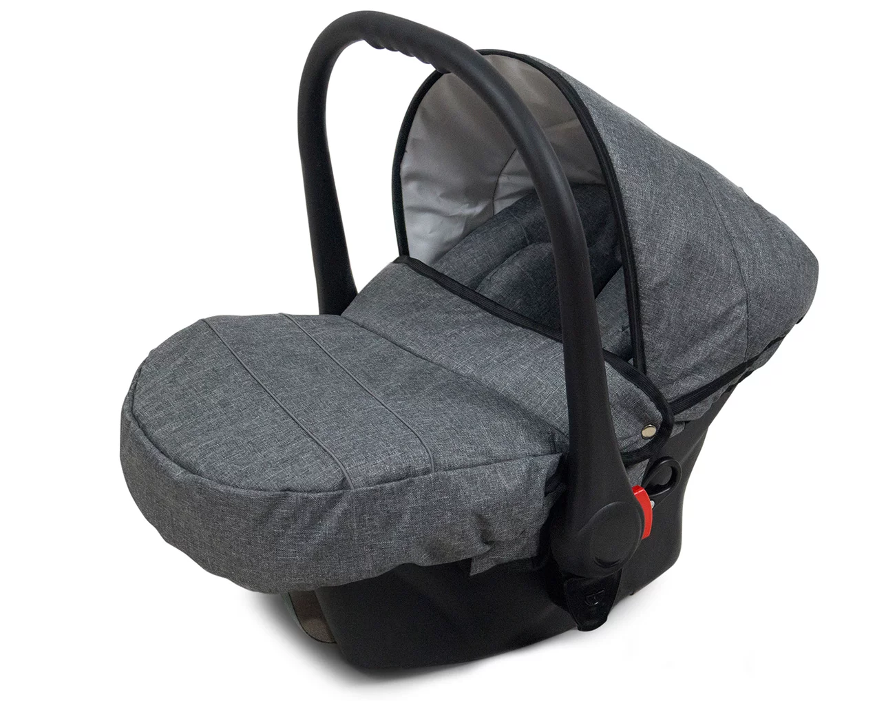 3 in 1 Luxury Stroller and Car Seat - Aspero Pram Pushchair and Car seat by Babylux- In Grey Flex - Image 4
