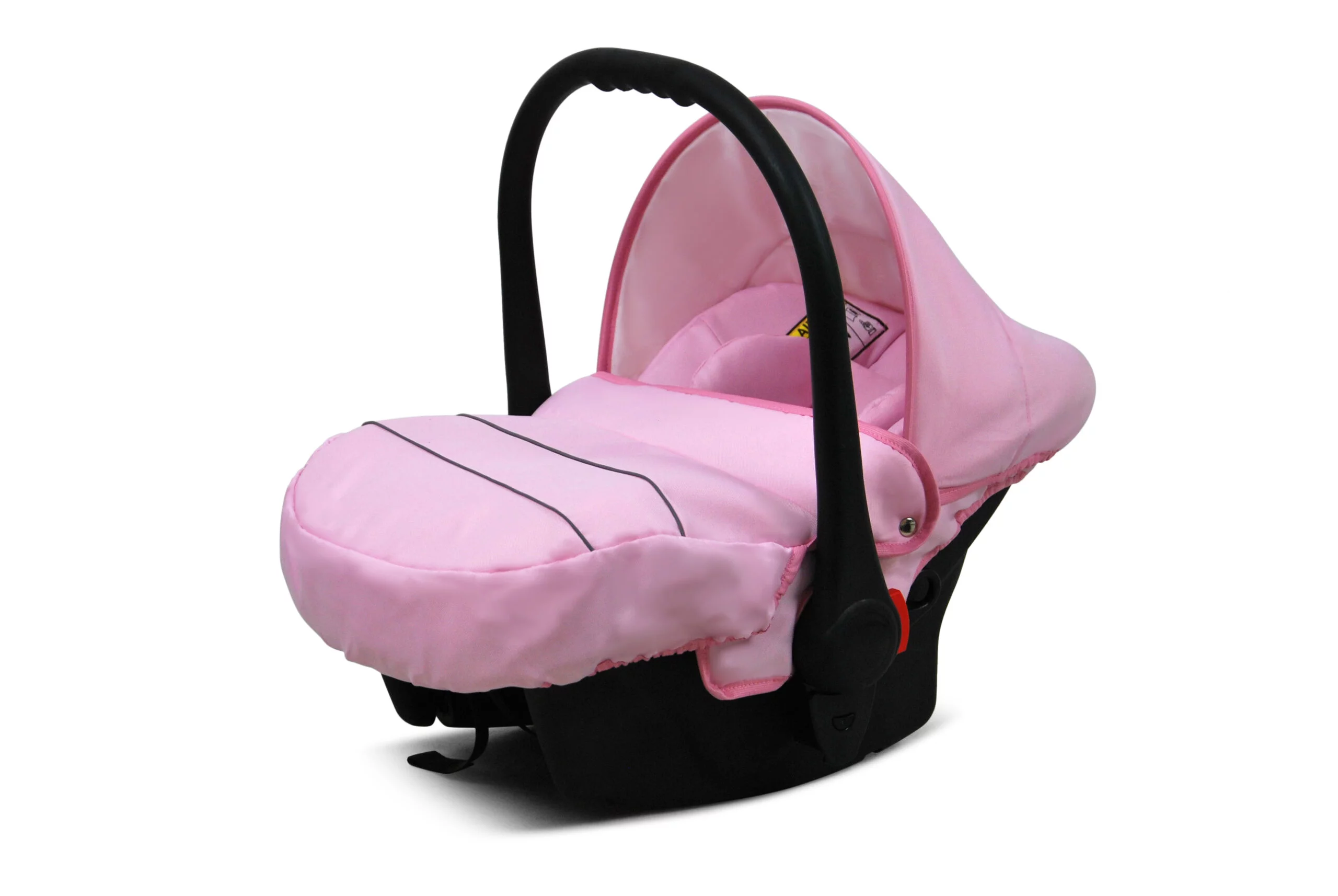 3 in 1 Luxury Stroller and Car Seat - Qbaro Pram Pushchair and Car seat by Babylux- In Sweet Pink - Afbeelding 4