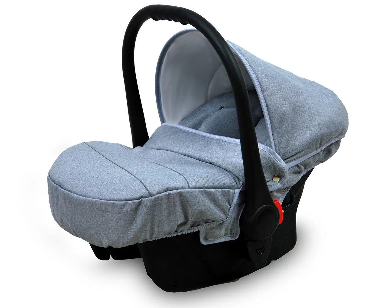 3 in 1 Luxury Stroller and Car Seat - Aspero Pram Pushchair and Car seat by Babylux- In Light Pink - Image 4