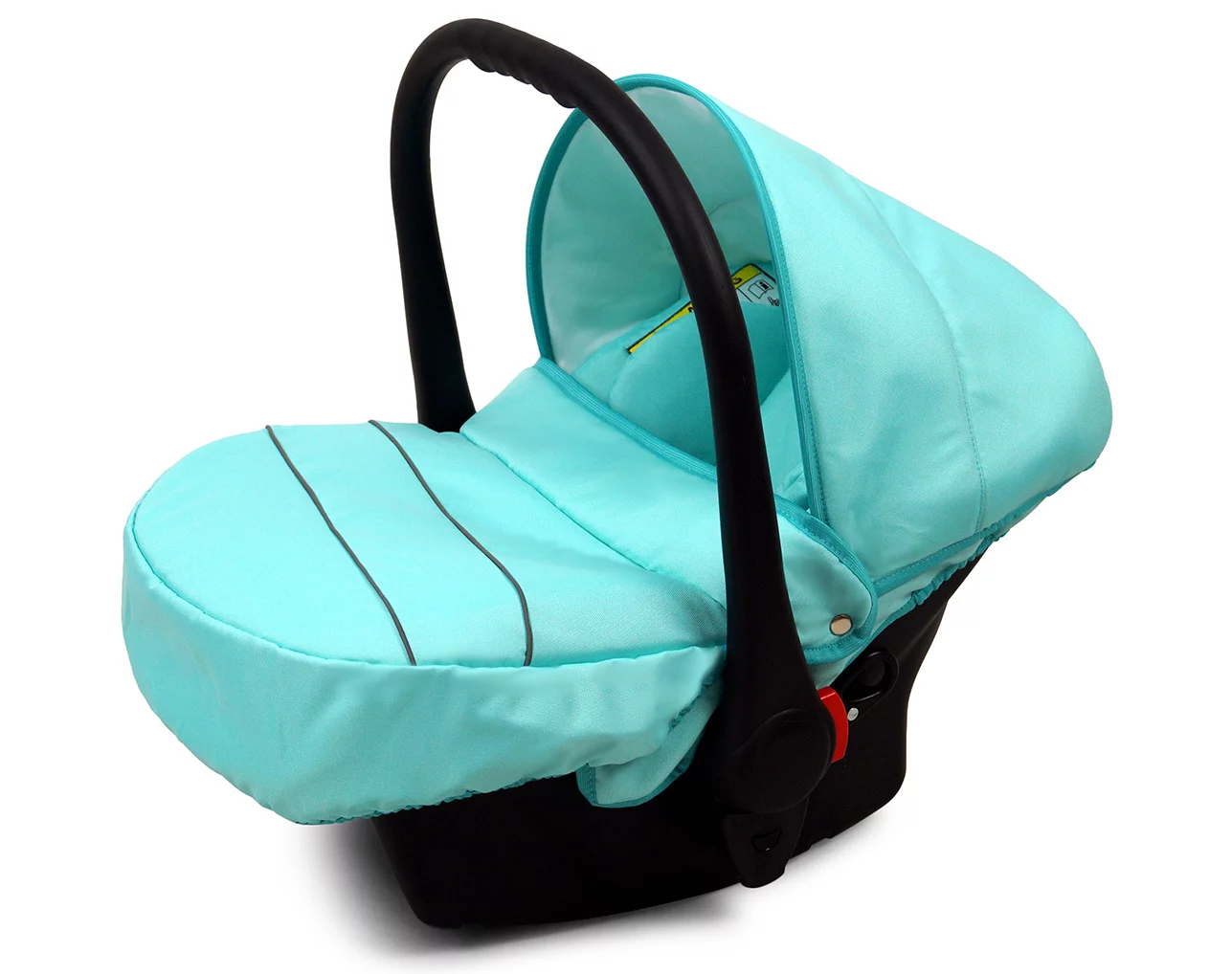 3 in 1 Luxury Stroller and Car Seat - Aspero Pram Pushchair and Car seat by Babylux- In Mint Diamonds - Image 4