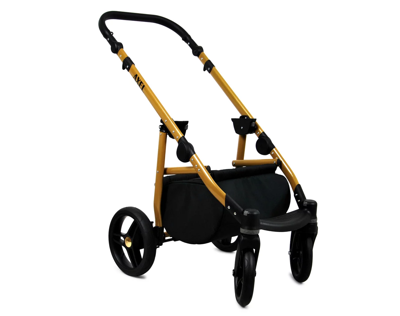 3 in 1 Luxury Stroller and Car Seat - Axel Pram Pushchair and Car seat by Babylux- In White - Image 4