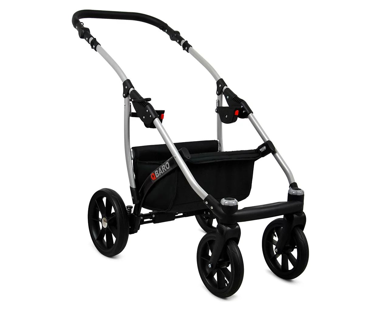 3 in 1 Luxury Stroller and Car Seat - Qbaro Pram Pushchair and Car seat by Babylux- In Sweet Pink - Afbeelding 5