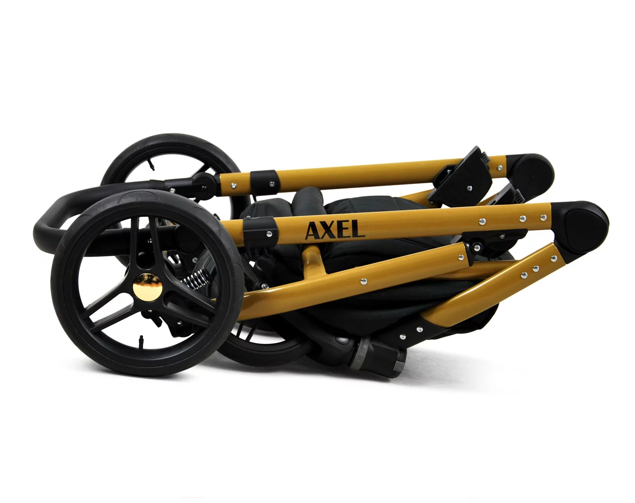 3 in 1 Luxury Stroller and Car Seat - Axel Pram Pushchair and Car seat by Babylux- In White - Image 5