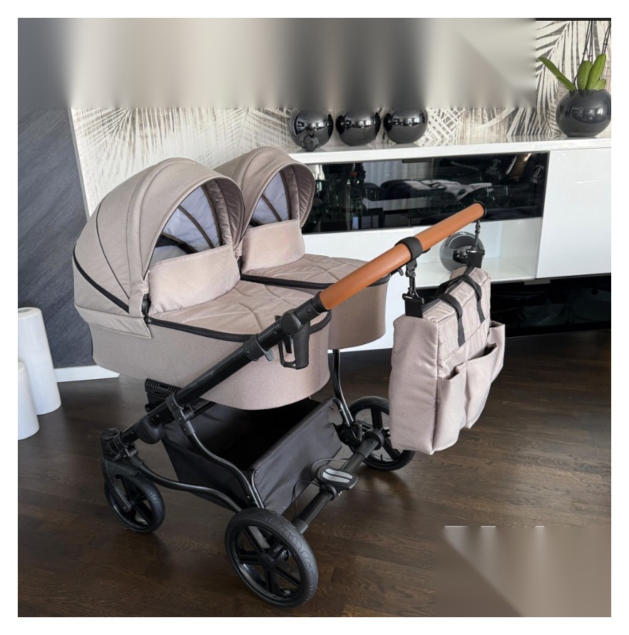 Cappu Blush Twin Pram Pushchair – ADBOR Duo Lux Travel System