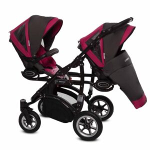Az Amarant Purple Twin Pram Pushchair – BabyActive Twinni Travel System Sport Set alternatív nézete