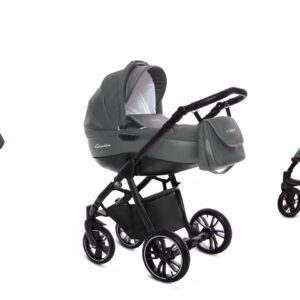 Grey Pram Pushchair 2 in 1 – BabyActive Giulia Travel System
