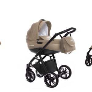 Beige Pram Pushchair 2 in 1 – BabyActive Giulia Travel System
