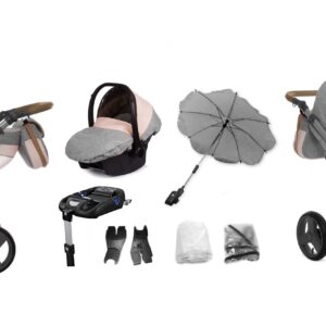 Pinky Pram Pushchair 2 in 1 – BabyActive Mommy Travel System