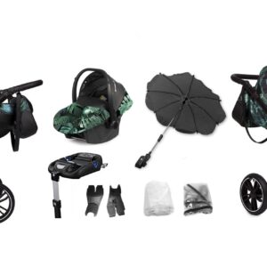 Jungle Pattern Pram Pushchair 2 in 1 – BabyActive Mommy Travel System