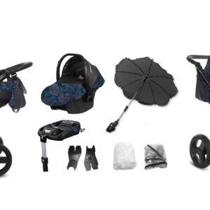 Night Paradise Pattern Pram Pushchair 2 in 1 – BabyActive Mommy Travel System