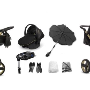 Gold Magic Pram Pushchair 2 in 1 – BabyActive Mommy Travel System