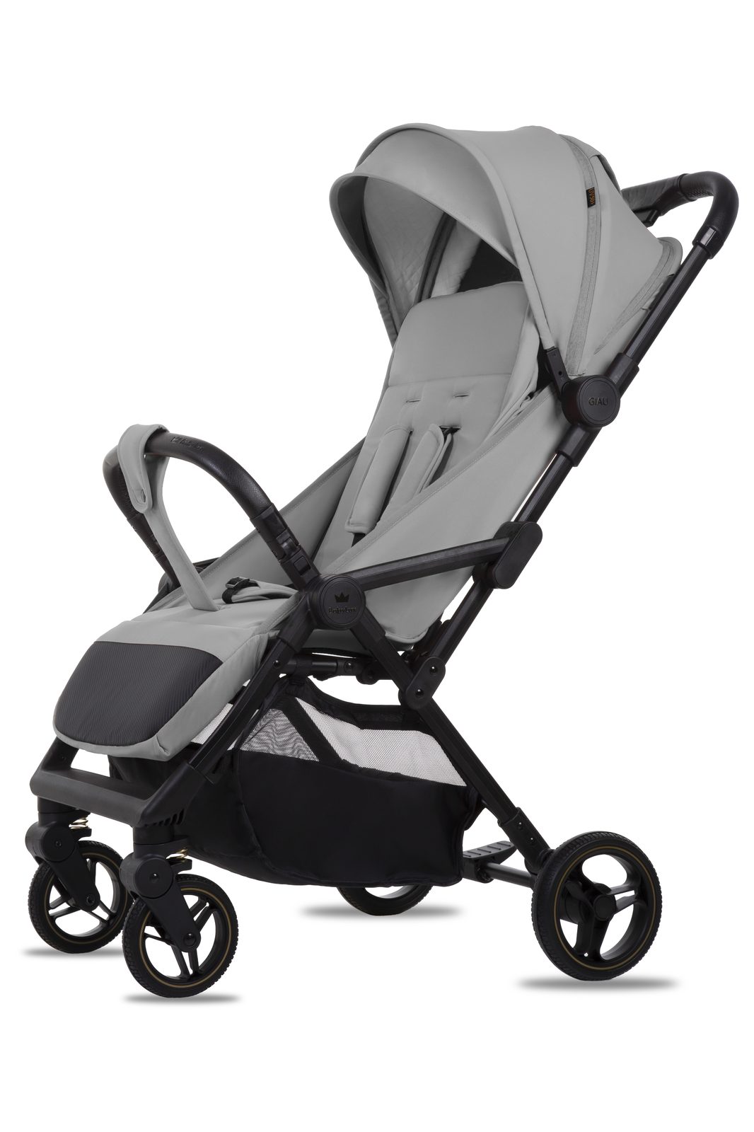 Grey 2 in 1 Pushchair – BabyLux Giau Travel System - Imagem 2