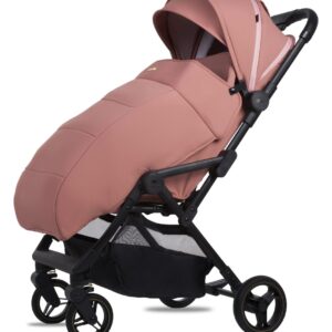 Visão alternativa de Salmon Pink 2 in 1 Pushchair – BabyLux Giau Travel System