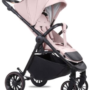 Visão alternativa de Pink 2 in 1 Pushchair – BabyLux Rombo Travel System