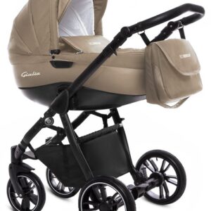 Beige Pram Pushchair 2 in 1 – BabyActive Giulia Travel System