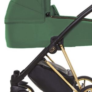 Vista alternativa de Emerald Green Pram Pushchair 3 in 1 – BabyActive Musse Royal Travel System with Car Seat