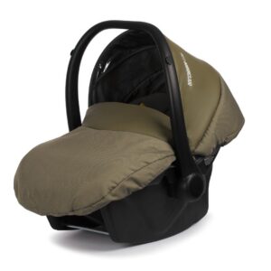 Khaki Star Green Pram Pushchair 3 in 1 – BabyActive Mommy Travel System with Car Seat