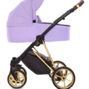 Lilac Purple Pram Pushchair 3 in 1 – BabyActive Musse Ultra Travel System with Car Seat