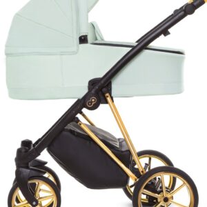Mint Green Pram Pushchair 3 in 1 – BabyActive Musse Ultra Travel System with Car Seat