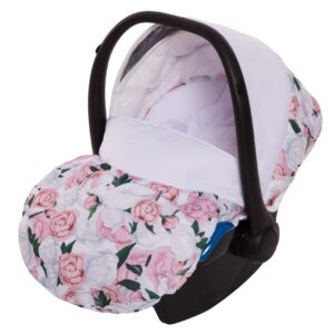 Peony Pattern Pram Pushchair 2 in 1 – BabyActive Mommy Travel System