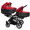 Rosso Red Triplet Pram Pushchair – BabyActive Trippy Travel System Full Set