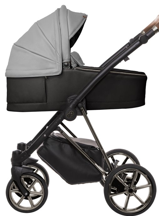Selene Grey Pram Pushchair 3 in 1 – BabyActive Musse Royal Travel System with Car Seat - Εικόνα 2