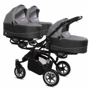 Silver Triplet Pram Pushchair – BabyActive Trippy Travel System Full Set