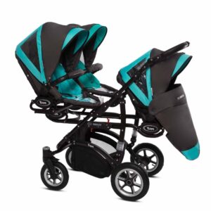 Az Tropic Green Triplet Pram Pushchair – BabyActive Trippy Travel System Sport Set alternatív nézete