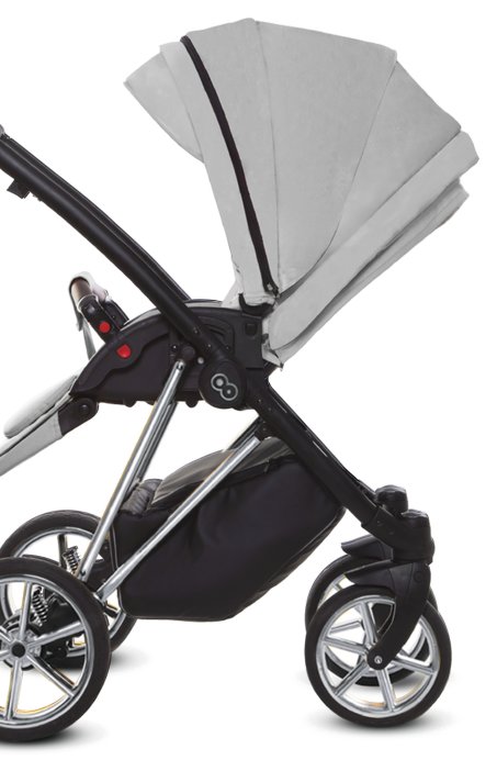 Zen Grey Pram Pushchair 4 in 1 – BabyActive Musse Ultra Travel System with Car Seat & Isofix Base - Afbeelding 4